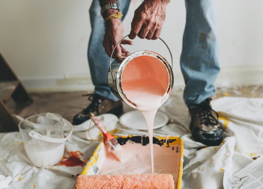 Pintar paredes de rosa