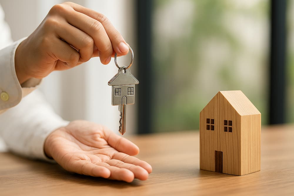 Entrega de llaves de vivienda nueva